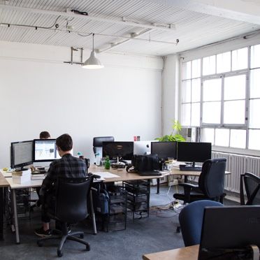 Wide photo of the studio